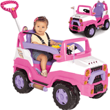 Carrinho De Passeio E Pedal Empurrador Calesita Diipi Rosa
