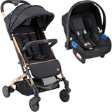 Carrinho De Bebe + Touring X Burigotto Zap Metal Cobre