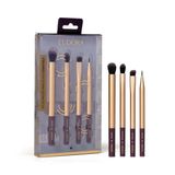Kit De Pincéis De Maquiagem Olhos Eudora Essentials 4 Itens