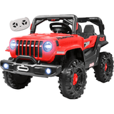Carro Jeep Wrangler Rubicon Eletrico 12v Cr Vermelho Zippy Toys