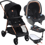 Carrinho Moises Bebe Conforto Base Isofix Burigotto Lui Cobre