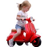 Moto Eletrica Mini Lambreta Vermelha Bandeirante - 6v