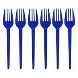 Garfinho Descartável Azul Escuro Para Festas - 50 Unidades