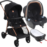 Carrinho De Bebe Moises Com Bebe Conforto Burigotto Lui Cobre