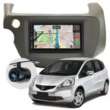 Kit Multimídia New Fit 2009 / 2014 7 Pol Rádio Bt Usb Mp5 Espelhamento