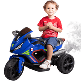 Moto Sport Racing Led Fumaça Eletrica 6v Boy Biemme Infantil