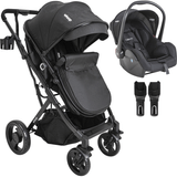 Carrinho De Bebe Kiddo Vox Ii Travel System Bebe Conforto Preto