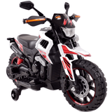 Moto Eletrica Big Trail Turbon Tata 280 6v Branca Zippy Toys