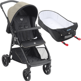 Carrinho De Bebe Passeio Com Ninho Moises Burigotto Lui Sand