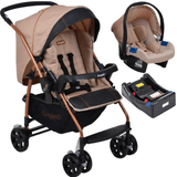 Carrinho De Passeio Rio K C/ Bebe Touring X + Base Mon Amour Burigotto