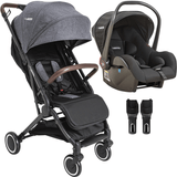Carrinho Kiddo Sprint Ii Grafite Compacto Bebe Conforto