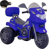 Moto Eletrica Infantil Biemme Sprint Turbo Power Azul 12v