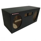 Caixa Box Automotivo Selada Para 2x6,9 Polegadas Com Compartimento Radio Cd