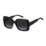 Óculos Sol Feminino Tommy Hilfiger Th 2208/s Preto Brilho