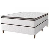 Cama Box De Casal Umaflex New Itália Molas Ensacadas E Pillow Top D26