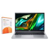 Notebook Acer Aspire 3 Intel Core I3- N305 Série N, 8gb Ram, 256gb Ssd, Tela De 15.6, Led Full Hd E Windows 11 Home + Microsoft 365 Personal