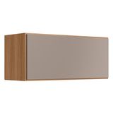 Armário Aéreo Geladeira Acácia Touch 80cm 1 Porta Basculante Ipê/fendy - Nicioli