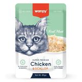 Petisco Para Gatos Wanpy Sachê De Frango E Vieira - 85g