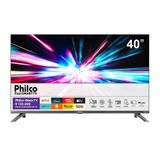 Smart Tv 40 Philco Full Hd Led Ptv40m9gr2cgb Com Sistema Operacional Roku Tv, Dolby Audio, Processador Quad-core, Entradas Usb E Hdmi