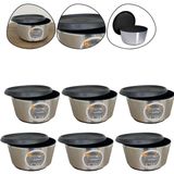 Kit 6 Pote Organizador Multiuso Hermético 2 Litros Bpa Free