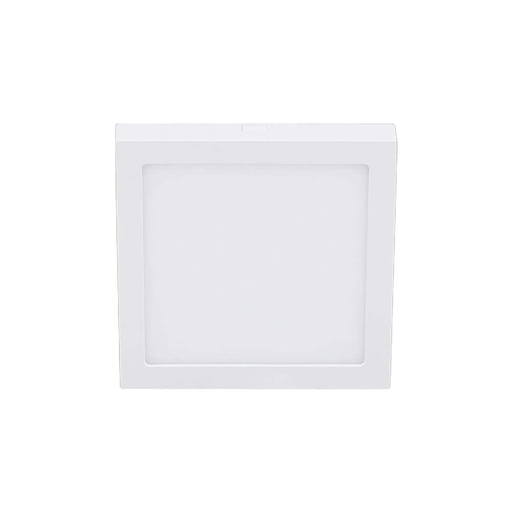 Painel De Led Stella Quadrado Eco De Sobrepor 18w Bivolt Branco 3000k Luz Amarela Sth21963q/30
