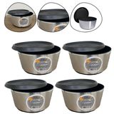 Kit 4 Pote Organizador Multiuso Hermético 2 Litros Bpa Free