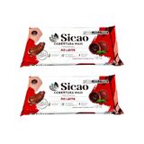 Kit 4un Cobertura Mais Chocolate Ao Leite Sicao Barras 1 Kg
