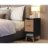 Mesa Cabeceira Ape Pés Palito Preto / Cinamomo Comprar