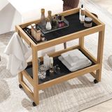 Carrinho Multiuso Orfeu Rodizios Ambientes Preto Comprar