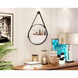 Espelho 40cm Adnet Plus Preto - Comprar Moveis Para Sua Casa