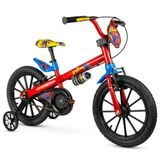 Bicicleta Infantil Nathor Spider-man 2 Aro 16 Vermelho
