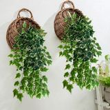 1 Folhagem De Pendente De Hera Artificial Verde Para Decoração De Arranjos Em Ambientes Internos