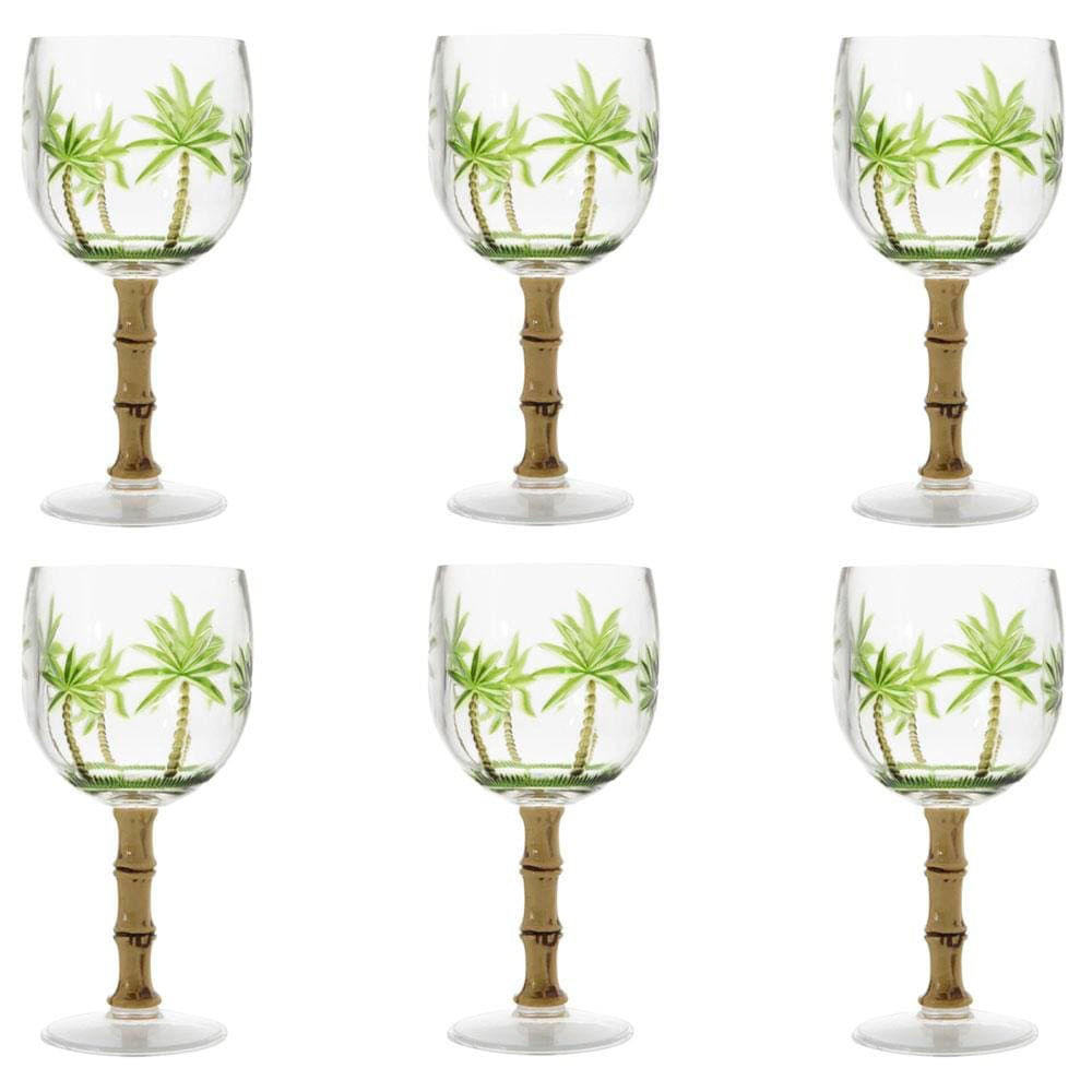 Conjunto De Taças Wolff Palm Tree 495ml 6 Peças