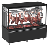Expositor Açougue Vanguard Top Gancheira Eavtg-1500 Refrimate - Ar Forçado Iluminação Led C/ Gancheira Dupla 0 ºc A 4ºc 220v Refrimate