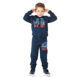 Conjunto Moletom Infantil Felpudo Masculino Com Jaqueta E Calça