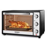 Forno Elétrico Mondial Grand Family Ii Fr-52 Com Multifunções, Controle De Temperatura E Timer De 90 Minutos Preto/inox 1800w 52 Litros