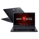 Notebook Gamer Acer Nitro V15 Com Intel Core I7 De 13 Geração, Nvidia Rtx3050, 512gb Ssd, 8gb Ram, Tela 15.6 Polegadas