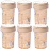 Saleiro Decorado 140ml Com 6 Unidades Plasutil Ref.1084