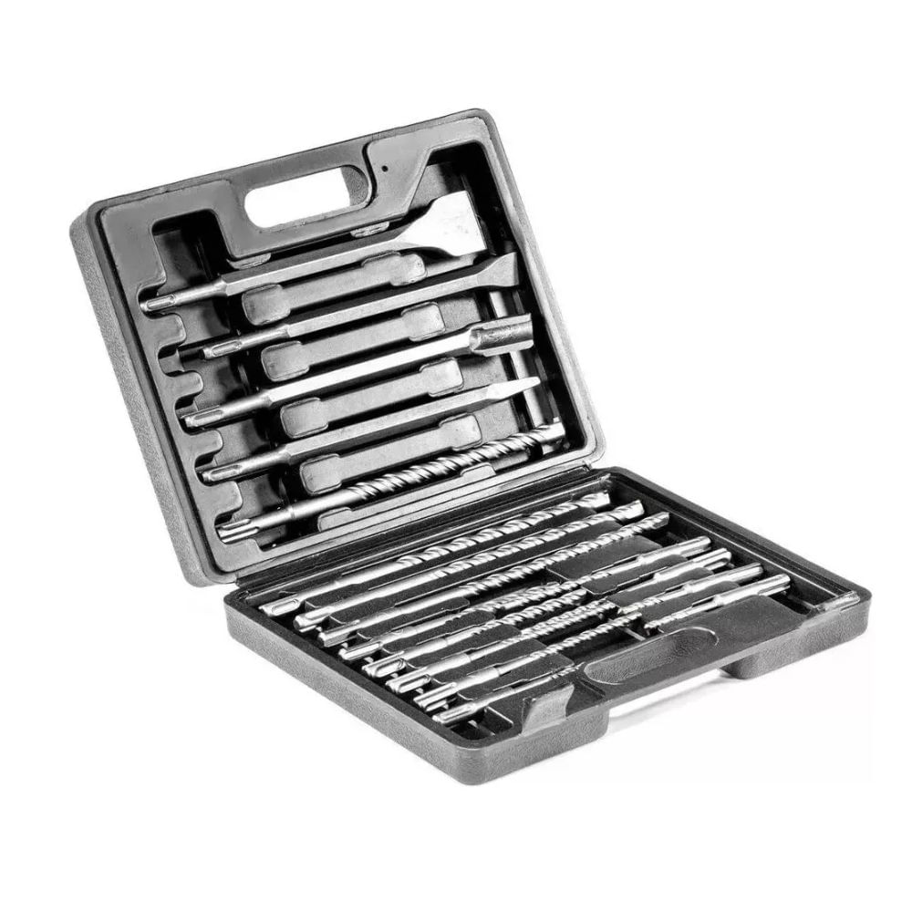 Kit Broca 17 Peças Com Maleta 7955 - Titanium