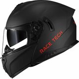 Capacete Race Tech Signal - Preto Fosco Escamoteável C/ Óculos - 58/M