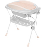 Banheira De Bebe Com Trocador Galzerano Premium Branca Rosa