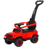 Carrinho De Passeio Para Bebe Andador Zippy Toys Jeep Vermelho