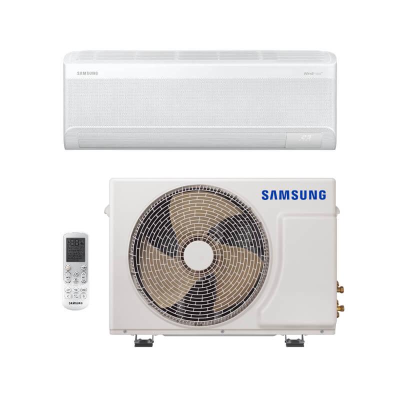 Ar Condicionado Split Inverter Hi Wall Samsung Windfree Ai 9000 Btus Quente/frio Ar09dxfaawknaz - 220v