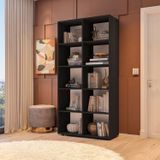 Estante Livreiro Multiuso Com 10 Nichos Belle Preto