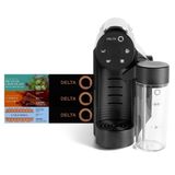 Kit Cafeteira Mini Milk Delta Q + 30 Cápsulas Café Expresso