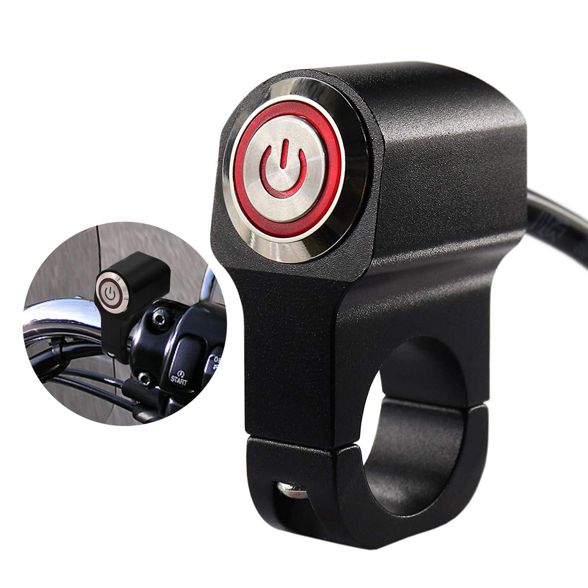 Motocicleta Atv Bike Handlebar Kill Headlight Switch 12v 10a