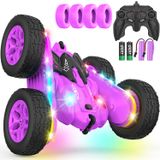 Controle Remoto Car Terucle Stunt Rc Car 4wd Para Crianças Roxo