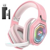 Fone De Ouvido Para Jogos Ozeino De 2,4 Ghz Sem Fio Com Microfone Flip Para Ps5, Ps4