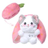 Brinquedo De Páscoa De 30 Cm Para Gatos De Pelúcia Miaodam Strawberry Cat