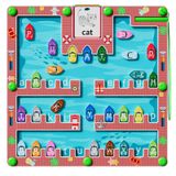 Magnetic Alphabet Maze Zhiwuzhu Para Crianças De 2 A 4 Anos